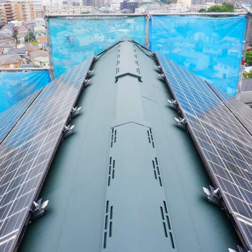 横須賀市　戸建て住宅の屋根葺き替え工事と外壁塗装の施工事例写真