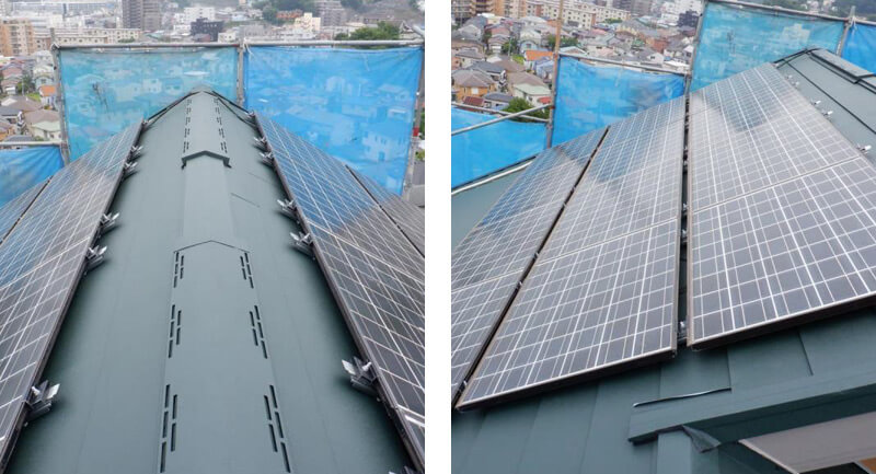 横須賀市　戸建て住宅の屋根葺き替え工事と外壁塗装の施工事例写真