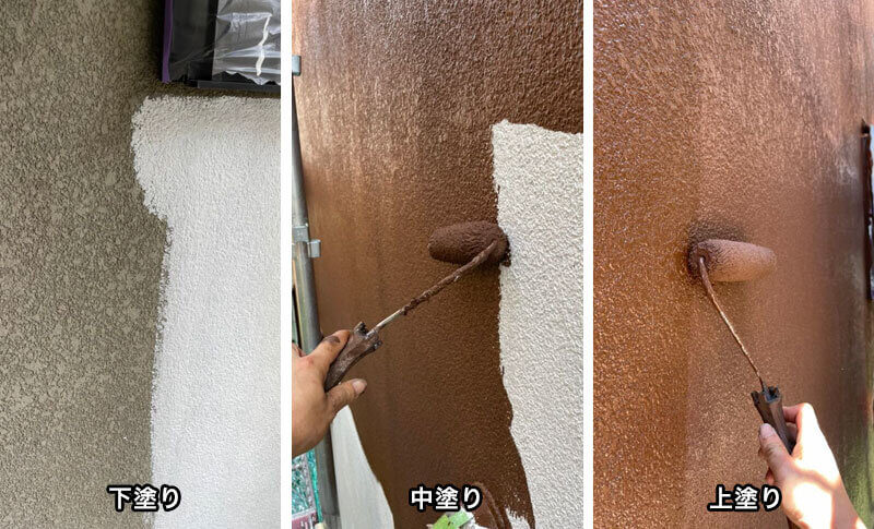 横浜市港北区で施工した外壁塗装の事例写真