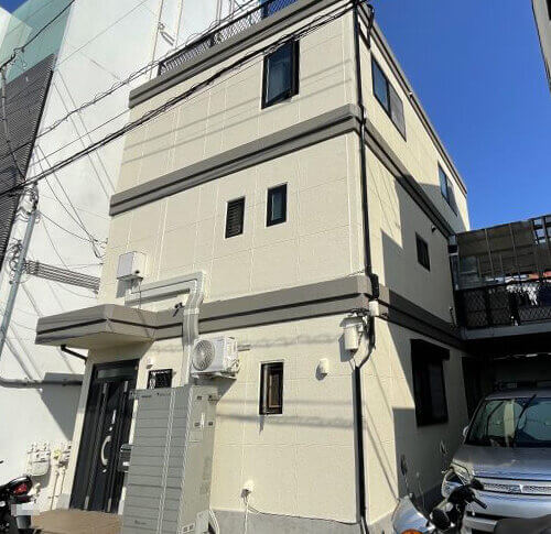 横浜市西区で施工した外壁塗装工事の写真