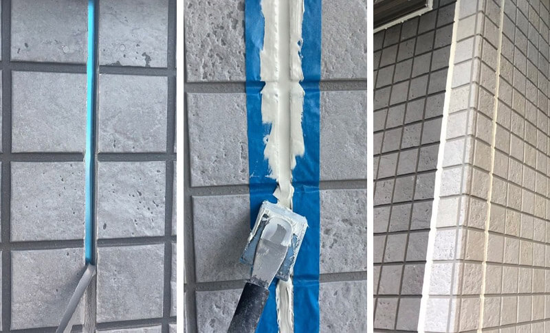 横浜市緑区で施工した外壁塗装工事の写真